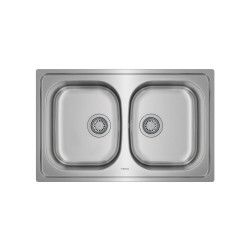 TEKA UNIVERSE 80 R-XP 2C INOX - Fregadero 80CM