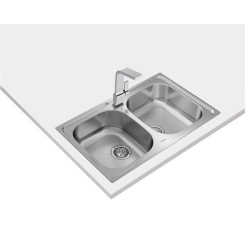 TEKA UNIVERSE 80 R-XP 2C INOX - Fregadero 80CM