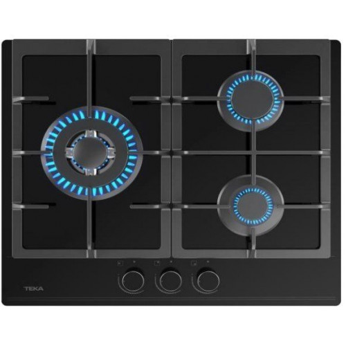TEKA GBC 63110 KBB Negro - Placa de Gas 60CM Gas Butano