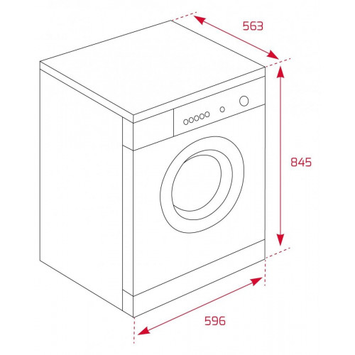 TEKA WMK 40840 Blanco - Lavadora Carga Frontal 8KG 1400RPM