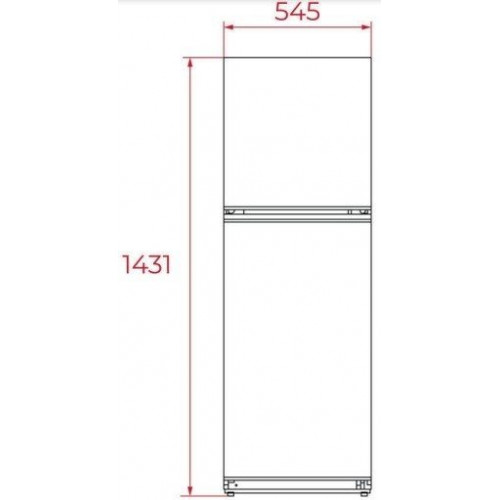 TEKA RTF 2510 WH Blanco - Frigorífico Dos Puertas Cíclico Clase 