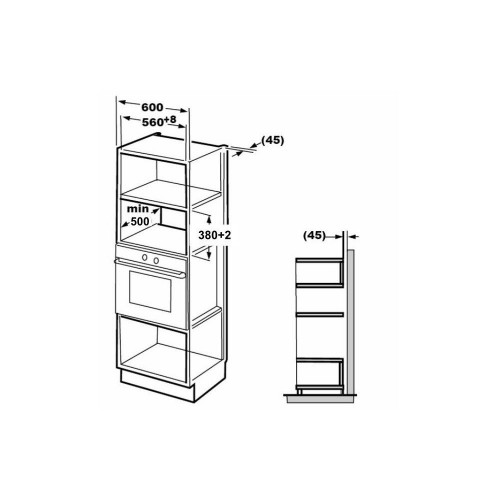 FAGOR 3MWB-20CGX INOX - Microondas 20L
