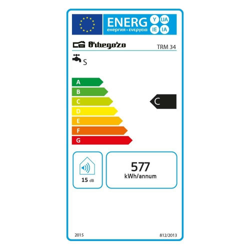 ORBEGOZO TRM 34 Blanco - Termo Eléctrico 30L