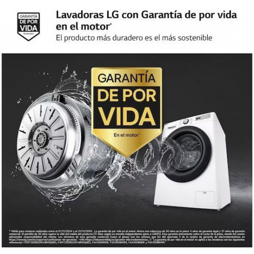 LG F4WR5011A6F Blanco - Lavadora Carga Frontal 11KG 1400RPM