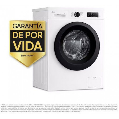 LG F4X1009NWK Blanco - Lavadora Carga Frontal 9KG 1400RPM