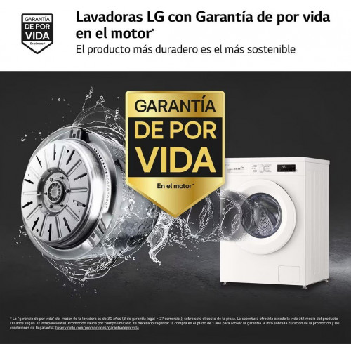 LG W4X1085NWH Blanco - Lavadora Secadora 8KG / 5KG 1400RPM