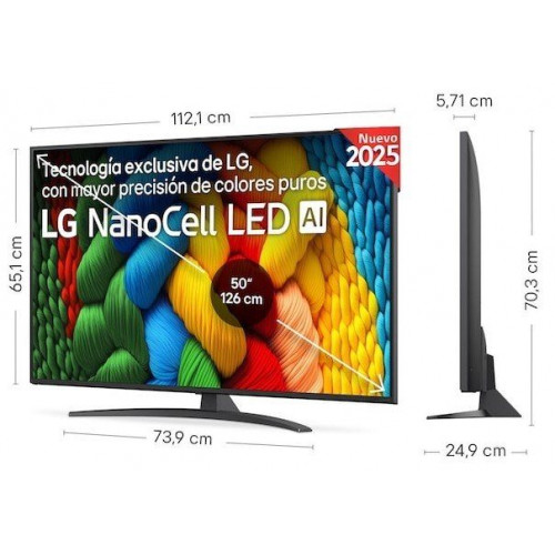 LG 50NANO81A6A Negro - TV 50