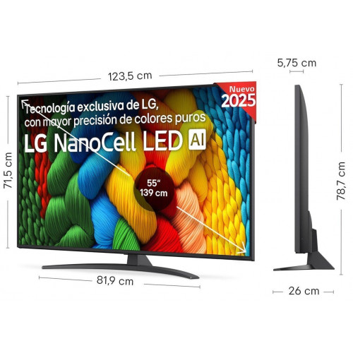 LG 55NANO81A6A Negro - TV 55
