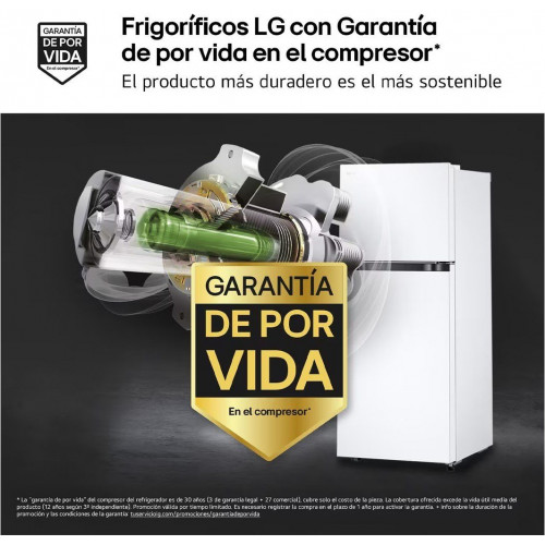 LG GTBV22SWNJ Blanco - Frigorífico Dos Puertas No Frost