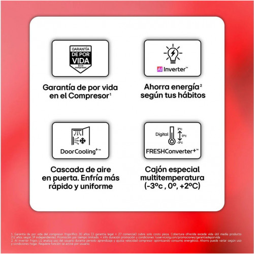 LG GBBSJ20ESW Blanco - Frigorífico Combi No Frost