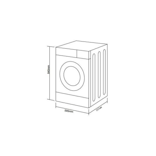 KROMSLINE KSE-600-EV Blanco - Secadora de Evacuación 6KG