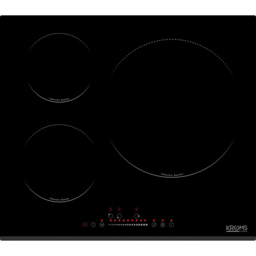 KROMSLINE KVI-32-B-60 Negro - Vitrocerámica de Inducción 60CM