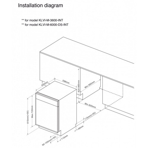 KROMSLINE KLVI-M-6000-DS-INT INOX - Lavavajillas 60CM 12 Servicios