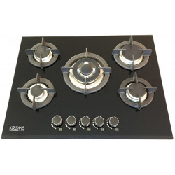 KROMSLINE KPCG-5F-CR Negro - Placa de Gas 70CM