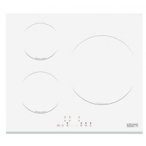 KROMSLINE KVI-W-3FI-BW Blanco - Vitrocerámica de Inducción 60CM