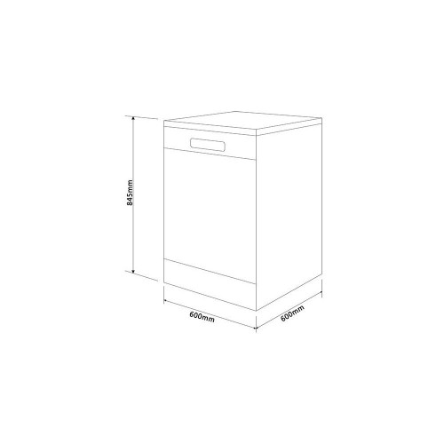 KROMSLINE KLV-620-DIX INOX  - Lavavajillas 60CM 12 Servicios