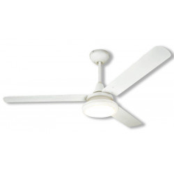 FM VTI-1140L Blanco - Ventilador de Techo 3 Aspas con Luz