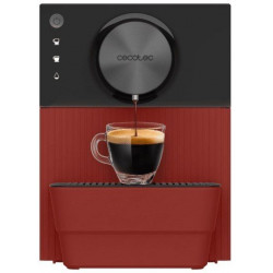 CECOTEC CREMMAET CUBE Rojo-Negro - Cafetera Superautomática 1350W
