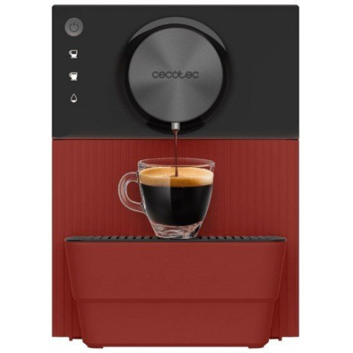 CECOTEC CREMMAET CUBE Rojo-Negro - Cafetera Superautomática 1350W