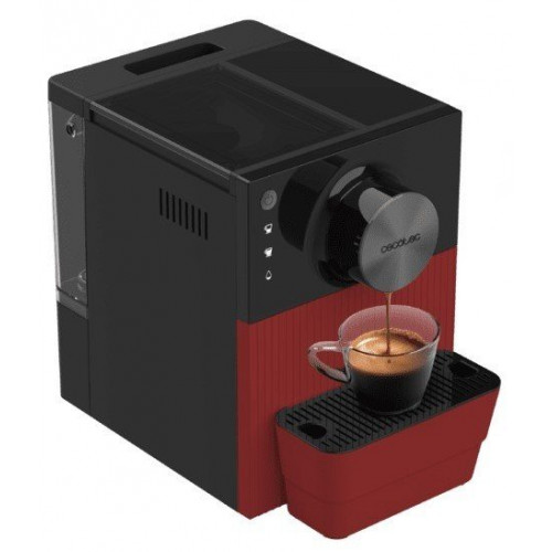 CECOTEC CREMMAET CUBE Rojo-Negro - Cafetera Superautomática 1350W