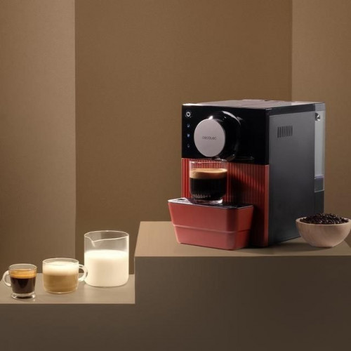 CECOTEC CREMMAET CUBE Rojo-Negro - Cafetera Superautomática 1350W