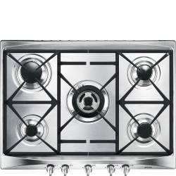 SMEG SR275XGH2 INOX - Placa de Gas 75CM Gas Natural