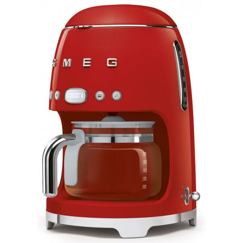 SMEG DCF02RDEU Rojo - Cafetera de Goteo 1050W