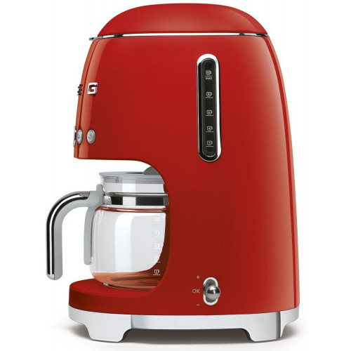 SMEG DCF02RDEU Rojo - Cafetera de Goteo 1050W
