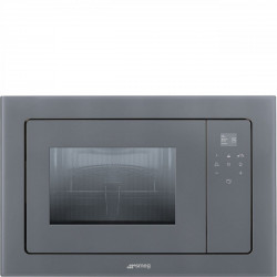 SMEG FMI120S2 Integrable Silver - Microondas 800W 20L