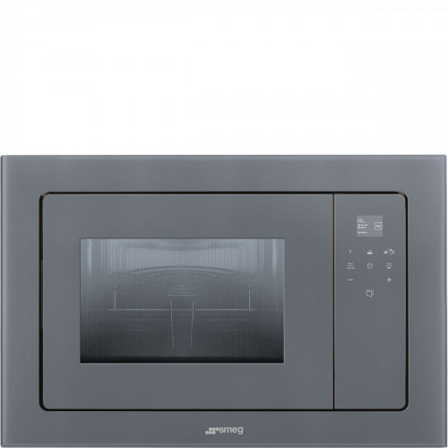 SMEG FMI120S2 Integrable Silver - Microondas 800W 20L