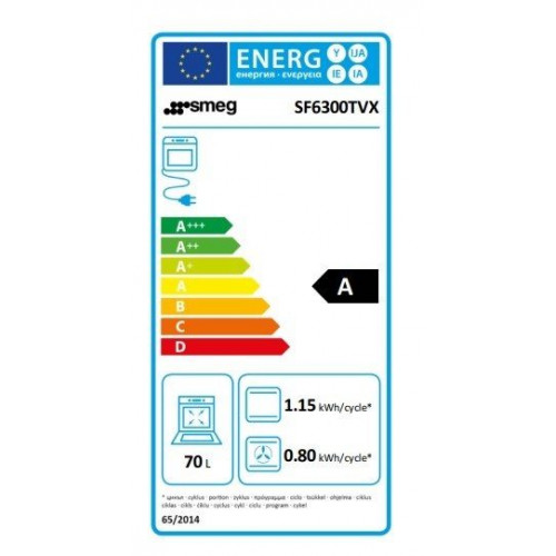 Smeg SF6300TVX - Horno Termoventilado 70L