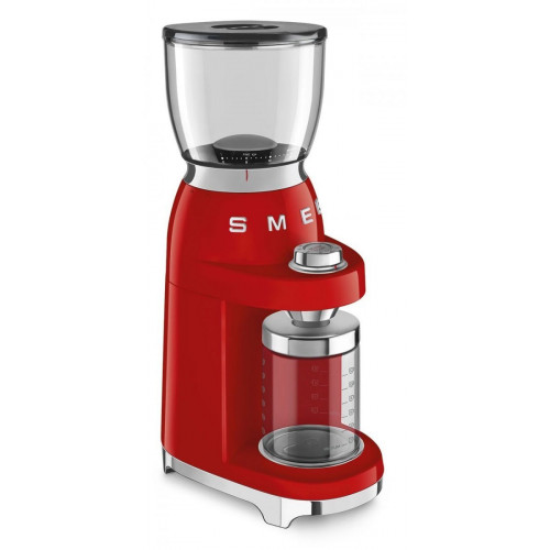 SMEG CGF-11-RDEU Rojo Brillante - Molinillo Café 150W