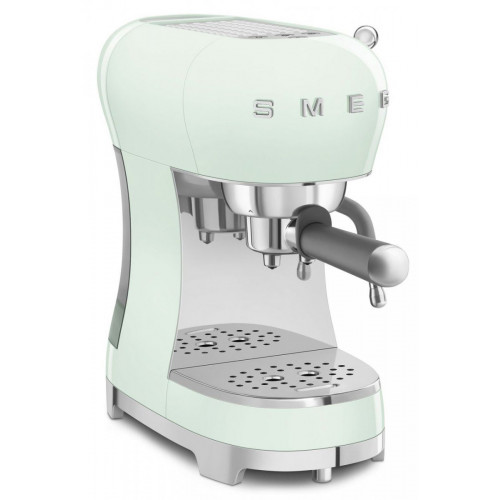 SMEG ECF-02-PGEU Verde Agua Brillante - Cafetera Express 1350W