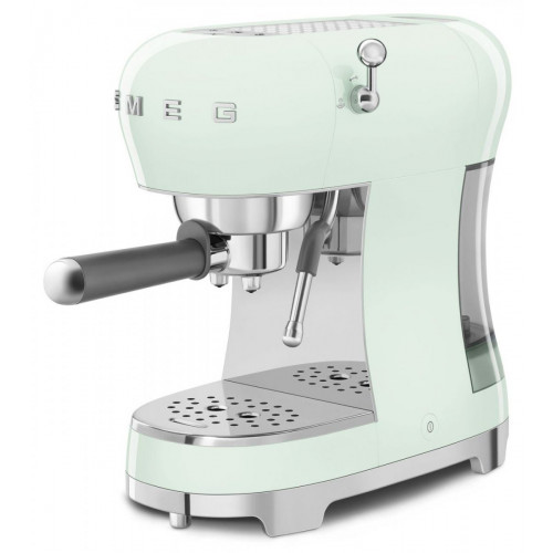 SMEG ECF-02-PGEU Verde Agua Brillante - Cafetera Express 1350W