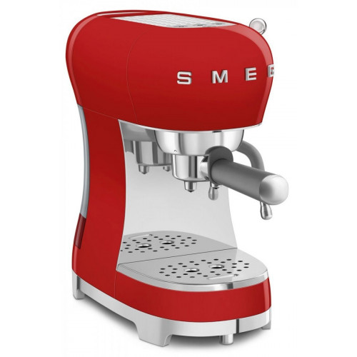 SMEG ECF-02-RDEU Rojo Brillante - Cafetera Express 1350W