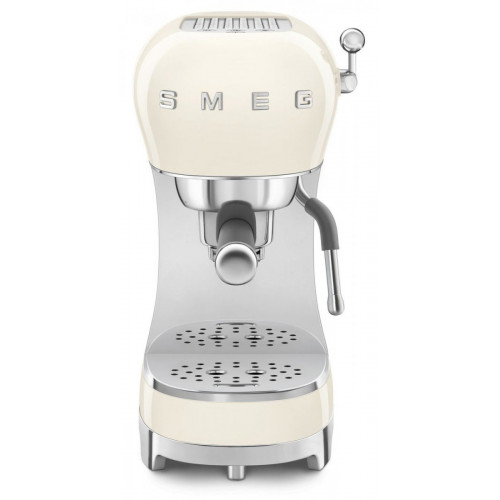 SMEG ECF-02-CREU Crema Brillante - Cafetera Express 1350W