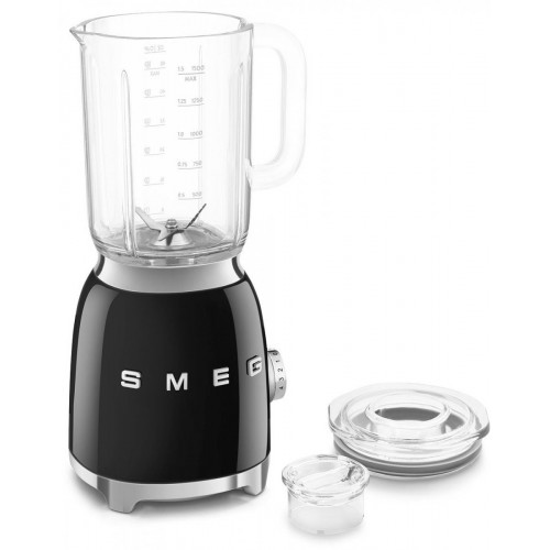 SMEG BLF-03-BLEU Negro Brillante - Batidora de Vaso 800W