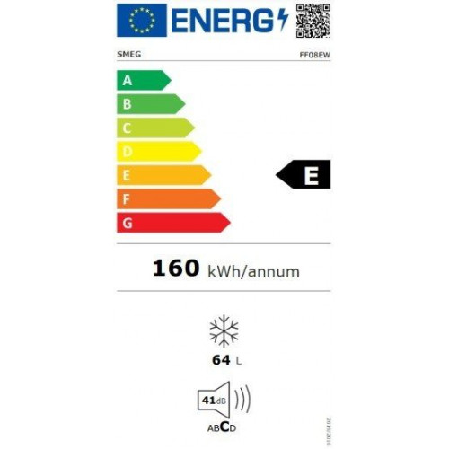 SMEG FF-08-EW Blanco - Congelador Vertical Cíclico
