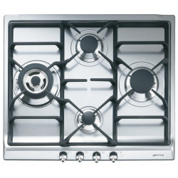 Placa de Gas Smeg SER60SGH3 Natural/Butano 4 Fuegos