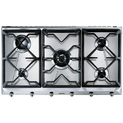 Placa de Gas Smeg SRV596GH5 Natural 5 Fuegos