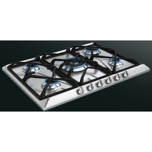 Placa Gas Natural Smeg SRV576GH5 70CM 5 Fuegos