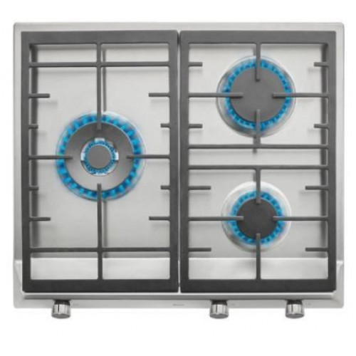 TEKA EX 60.1 3G AI AL DR CI INOX  - Placa de Gas 60CM NATURAL