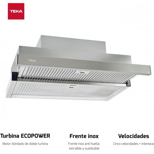 TEKA CNL 6815 PLUS INOX - Campana Extraíble 60CM