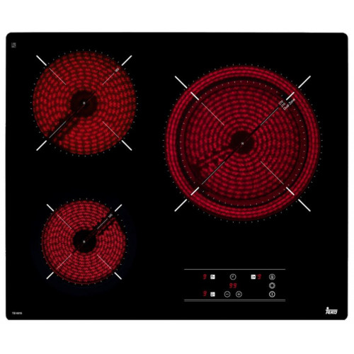 TEKA TB-6315 Cristal Negro  - Vitrocerámica Eléctrica 60cm