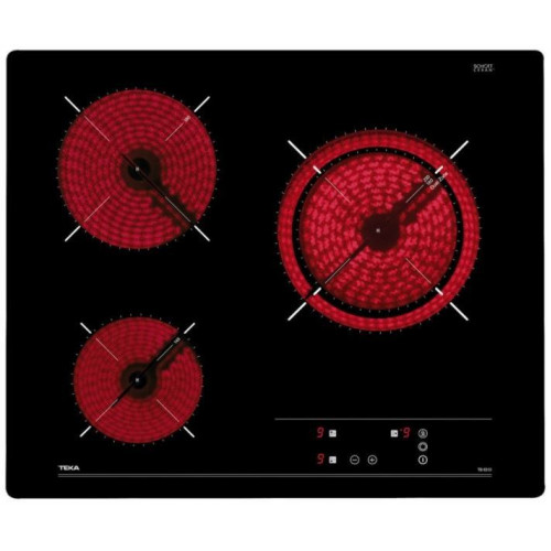 TEKA TB-6310 CRISTAL NEGRO  - Vitrocerámica Eléctrica 60CM