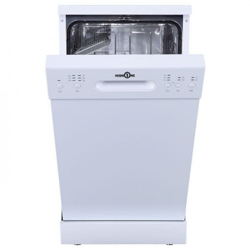 Lavavajillas pequeño 45 cm HIGH ONE 10s47 C 10 Cubiertos Apertura Automática Blanco