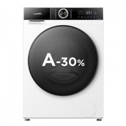 Lavadora carga frontal, 10kg, 1400rpm, clase A-30%, ideal para 5 personas, VALBERG WF 1014 A-30 F W180C