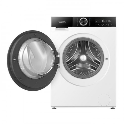 Lavadora carga frontal, 10kg, 1400rpm, clase A-30%, ideal para 5 personas, VALBERG WF 1014 A-30 F W180C
