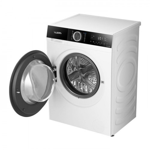 Lavadora carga frontal, 10kg, 1400rpm, clase A-30%, ideal para 5 personas, VALBERG WF 1014 A-30 F W180C