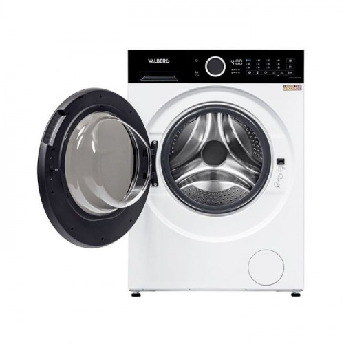 Lavadora 12 kg, ideal para familias, Clase A-20%, vapor, VALBERG WF 1214 A-20 F W566C